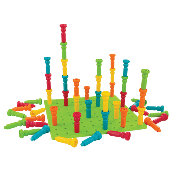Deluxe Tall-Stackers™ Pegs & Pegboard Set