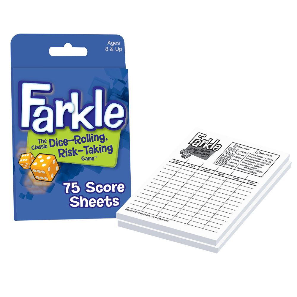 farkle scoring sheet