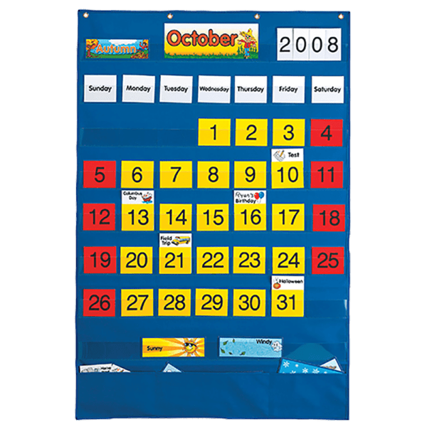 Calendar Pocket Chart (English/Spanish)