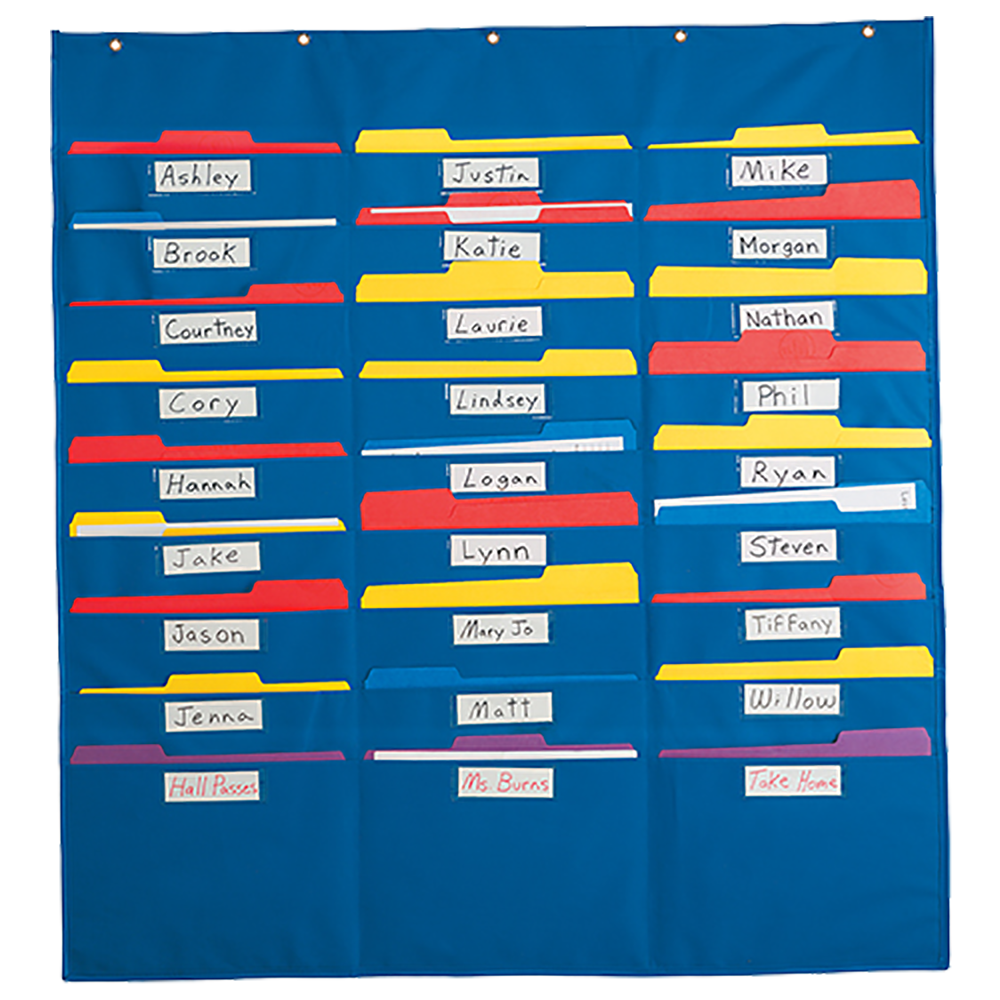Classroom Organization Pocket Chart