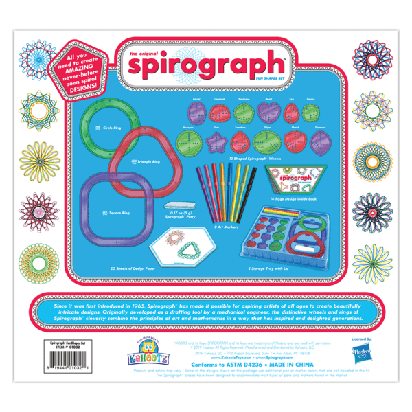 spirograph fun shapes set
