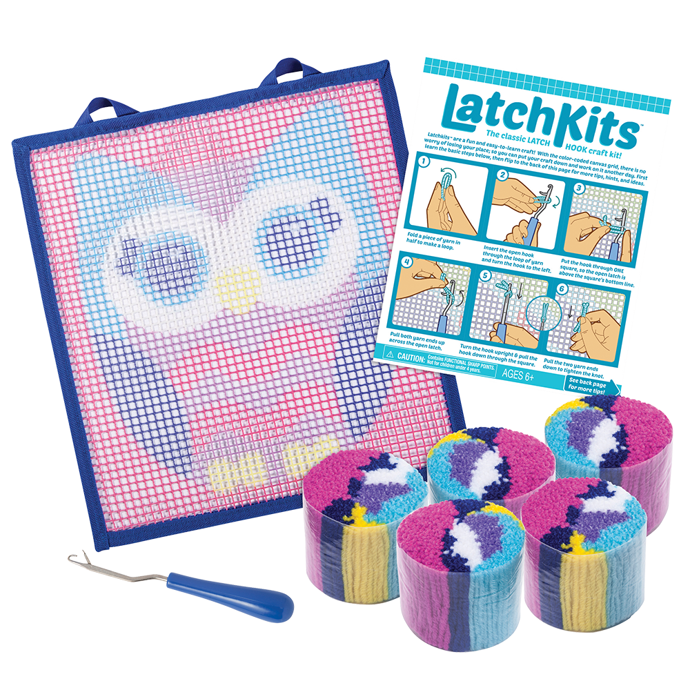 10+ Latch Hook Kits That Include Everything You Need For the Craft