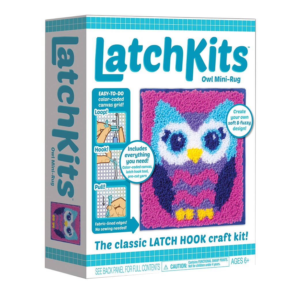 LatchKits™ Owl Latch Hook Kit PlayMonster