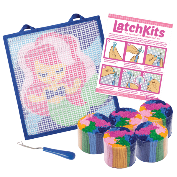LatchKits™ Mermaid Latch Hook Kit