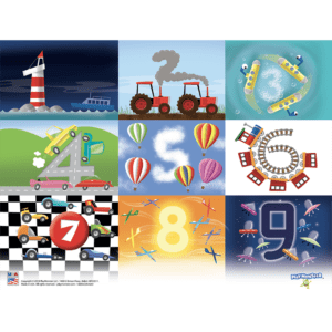 1001 B 4pack Numbers