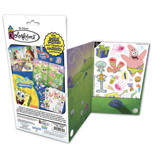 2756z Colorforms Travel Spongebob Open Bk