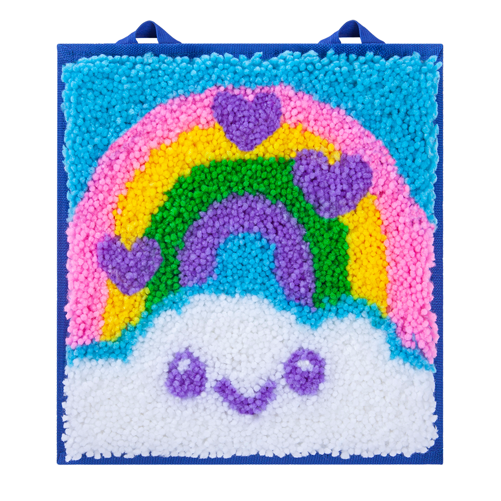 LatchKits® Smiling Rainbow Latch Hook Kit – PlayMonster
