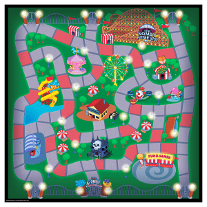 7030 Zombie Chase Game Board
