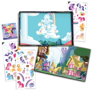 1880 Mylittle Pony Inline Play Set Contents Fan Square