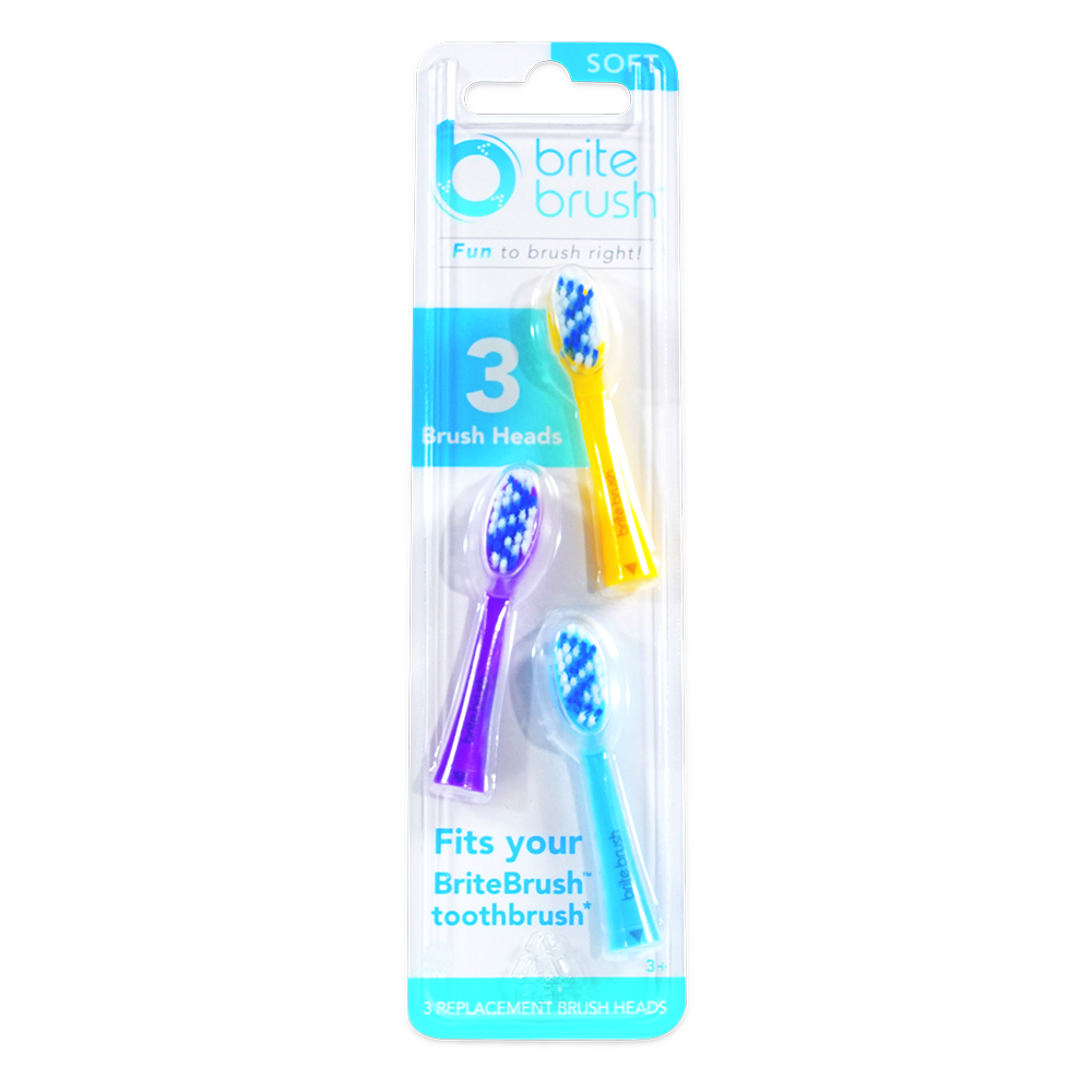 This is BriteBrush – Brush Head Replacement 3-pack product