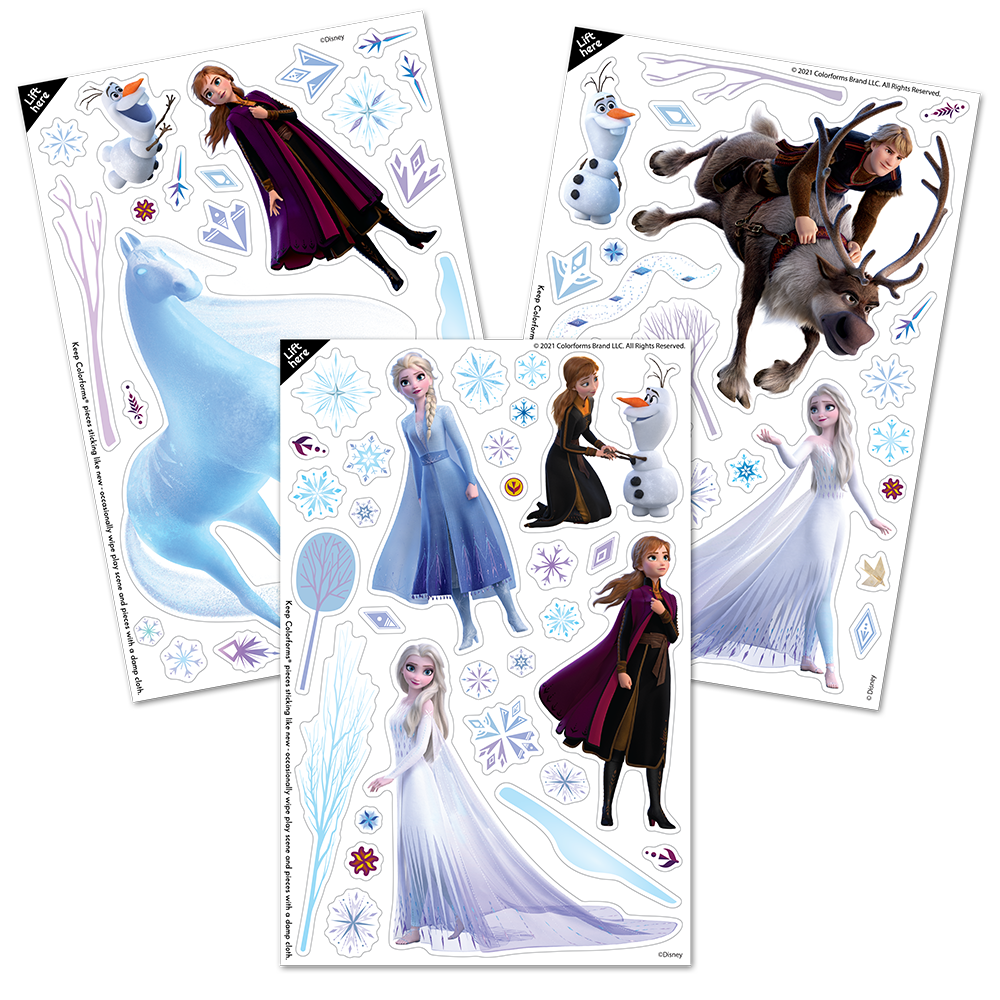 Details about   Colorforms Disney Frozen 2 Sticker Story Adventure Set NEW 