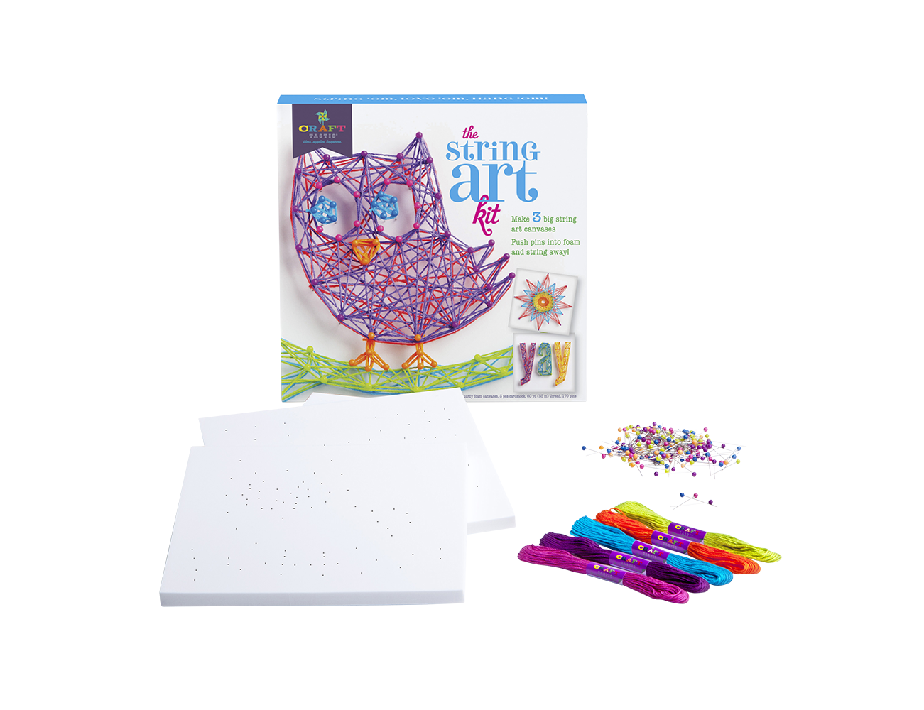 CRAFT-TASTIC® OWL STRING ART KIT