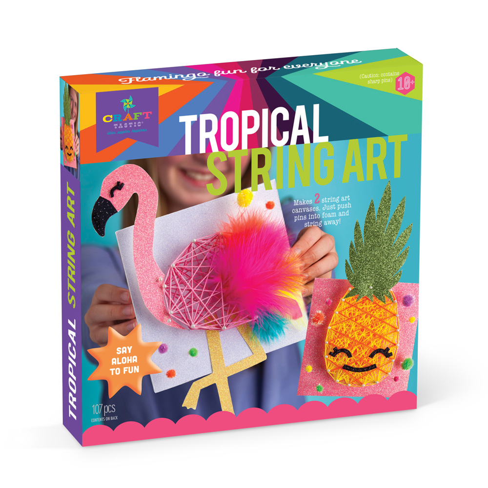 Craft-tastic Tropical String Art Craft Kit