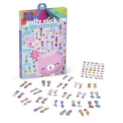 CRAFT-TASTIC® PUFFY STICK-ON EARINGS