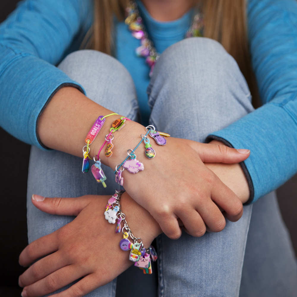 DIY Puffy Charm Bracelets – Child's Play
