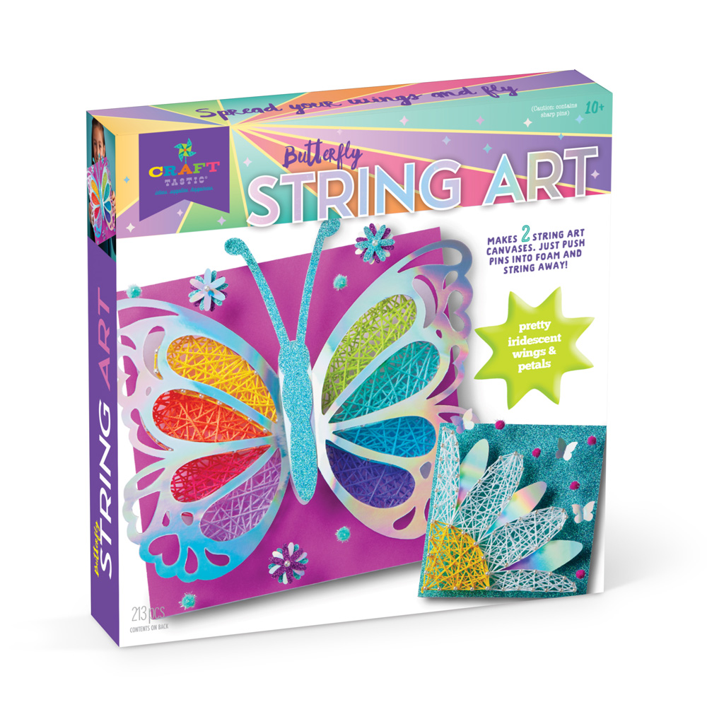 CRAFTTASTIC® BUTTERFLY STRING ART PlayMonster