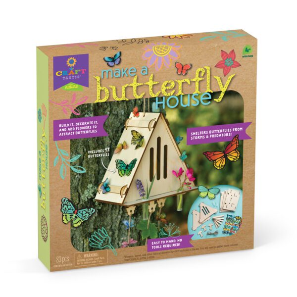 CRAFT-TASTIC® NATURE MAKE A BUTTERFLY HOUSE