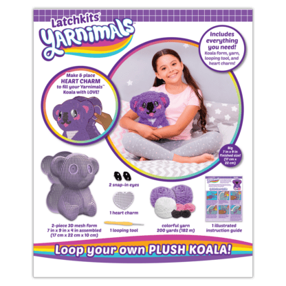 1826 Yarnimals Koala Flat Back