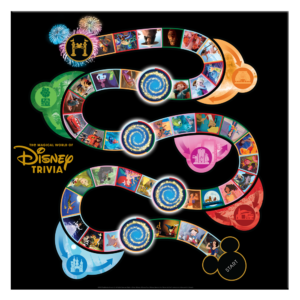 Disney Trivia Game Board