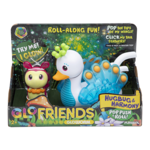 Playskool Glo Friends – Hugbug & Harmony Pop, Push & Roll!