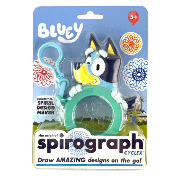 Spirograph Cyclex Clip Bluey