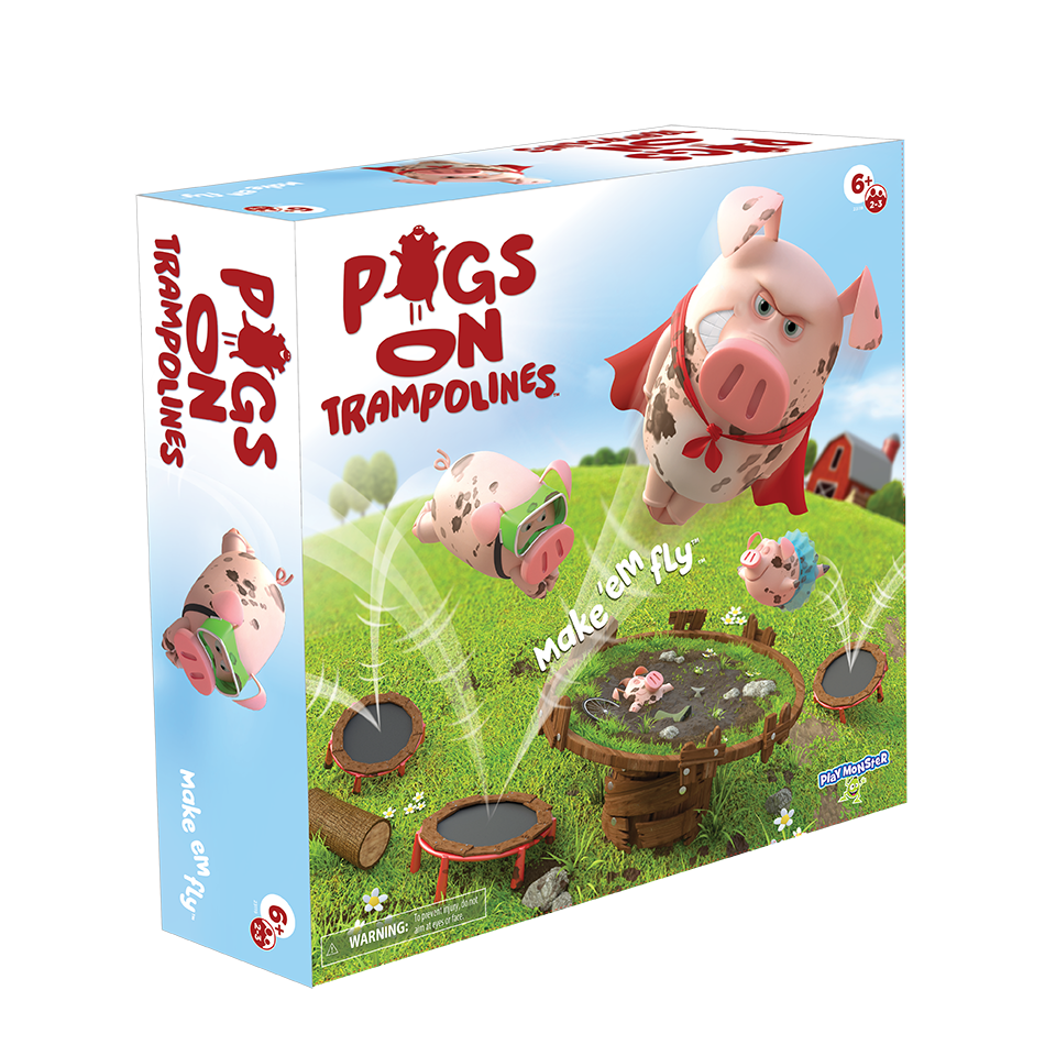 This is Pigs on Trampolines product