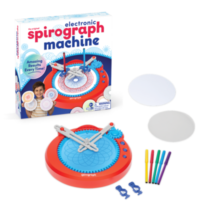 Spirograph Machine Box with Contents