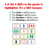 How to make a SET in the game