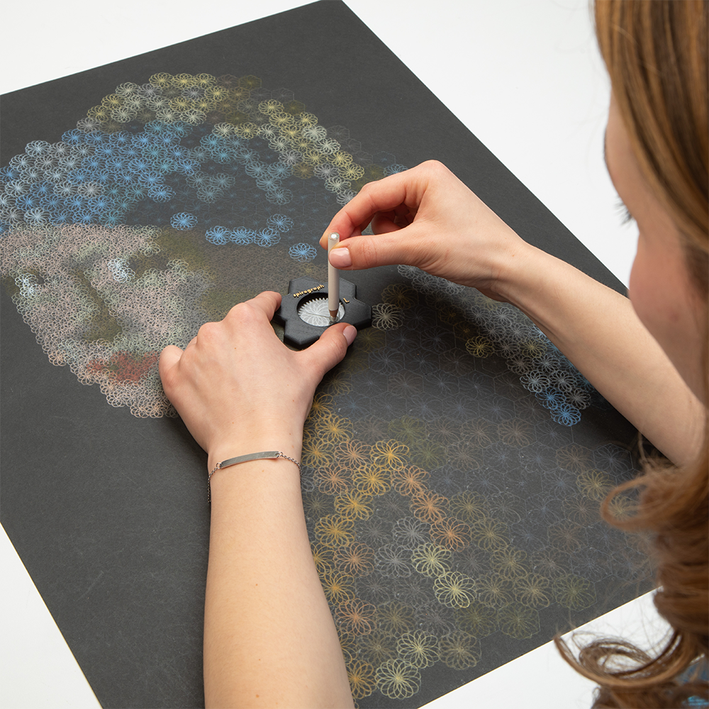 SPIROGRAPH MASTERPIECE – GIRL WITH A PEARL EARRING BY JOHANNES